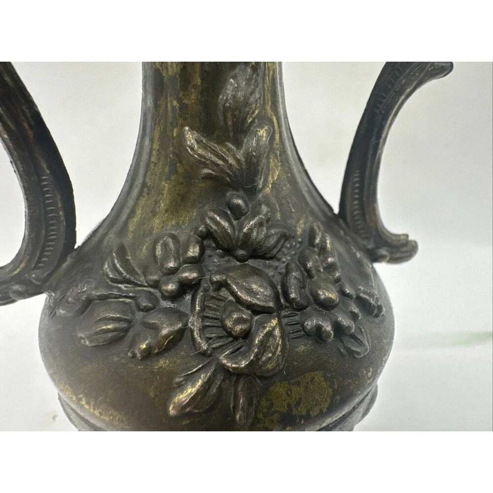 Vtg Florentine Brass colored Ornate flowers 5